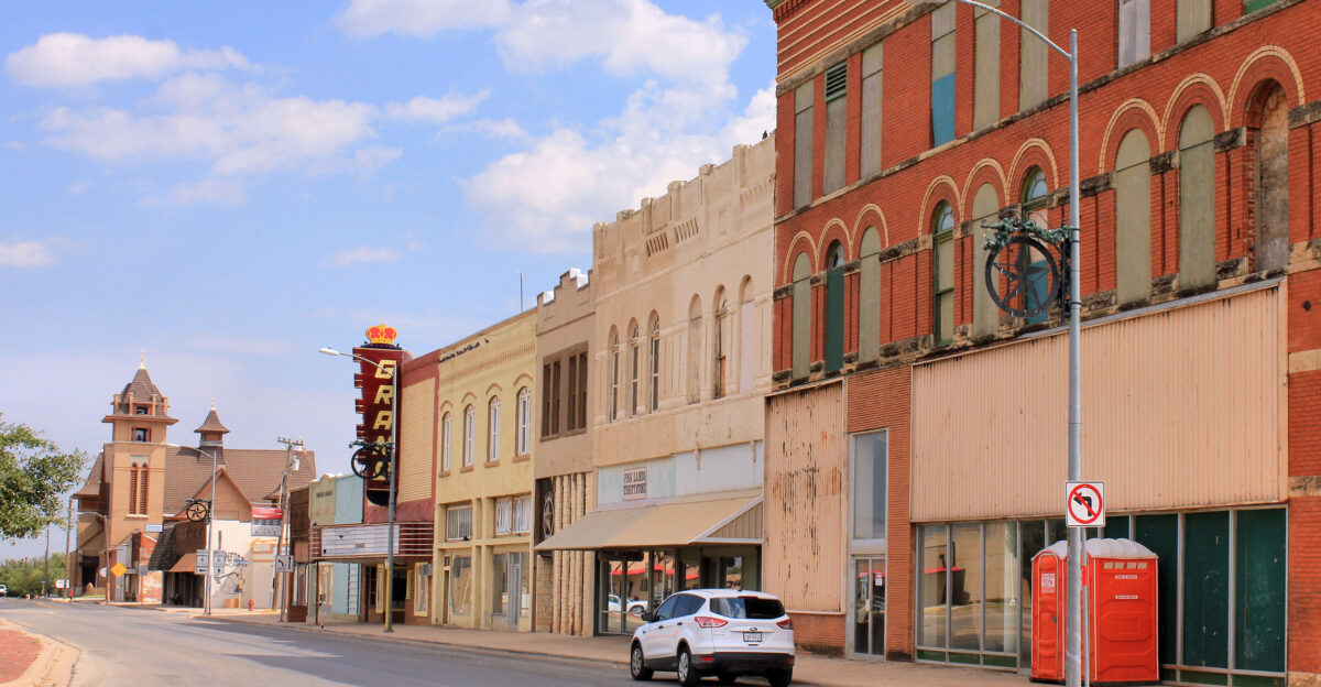 Downtown Stamford Texas United States