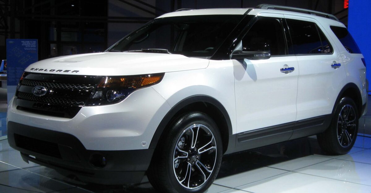 Ford Explorer photographed at the 2012 New York International Auto Show