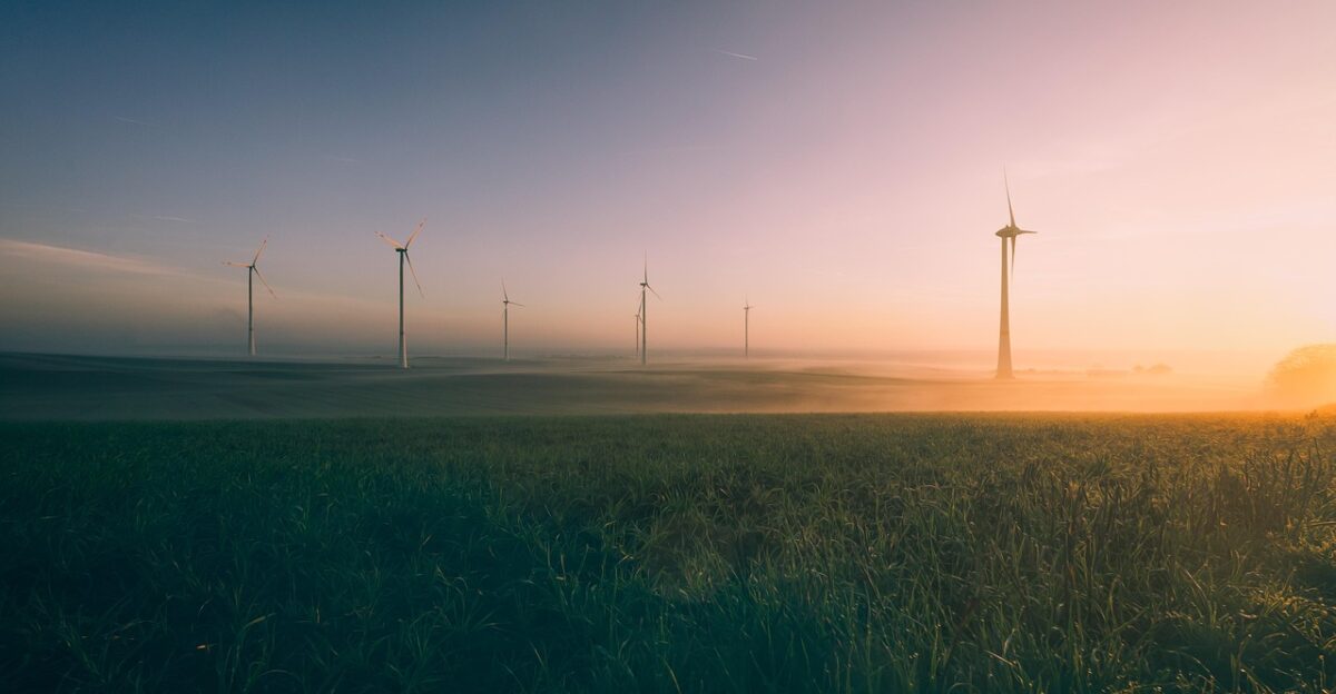sunrise windmills pinwheels dusk sunset nature haze landscape wind energy energy transition environment wind energy environment environment environment environment environment