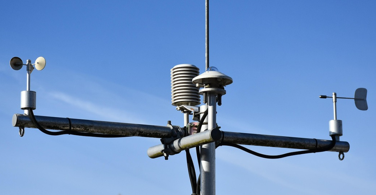 anemometer, weather station, professional, nature, weather service, observation, weather observation, forecast, weather map, light, sun, heaven