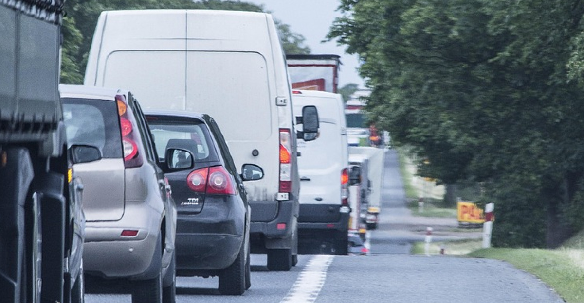 traffic jam, traffic, road, vehicles, automobile, ride, highway, car queue, truck, transport, heavy traffic, car wallpapers, car, motorist, country road