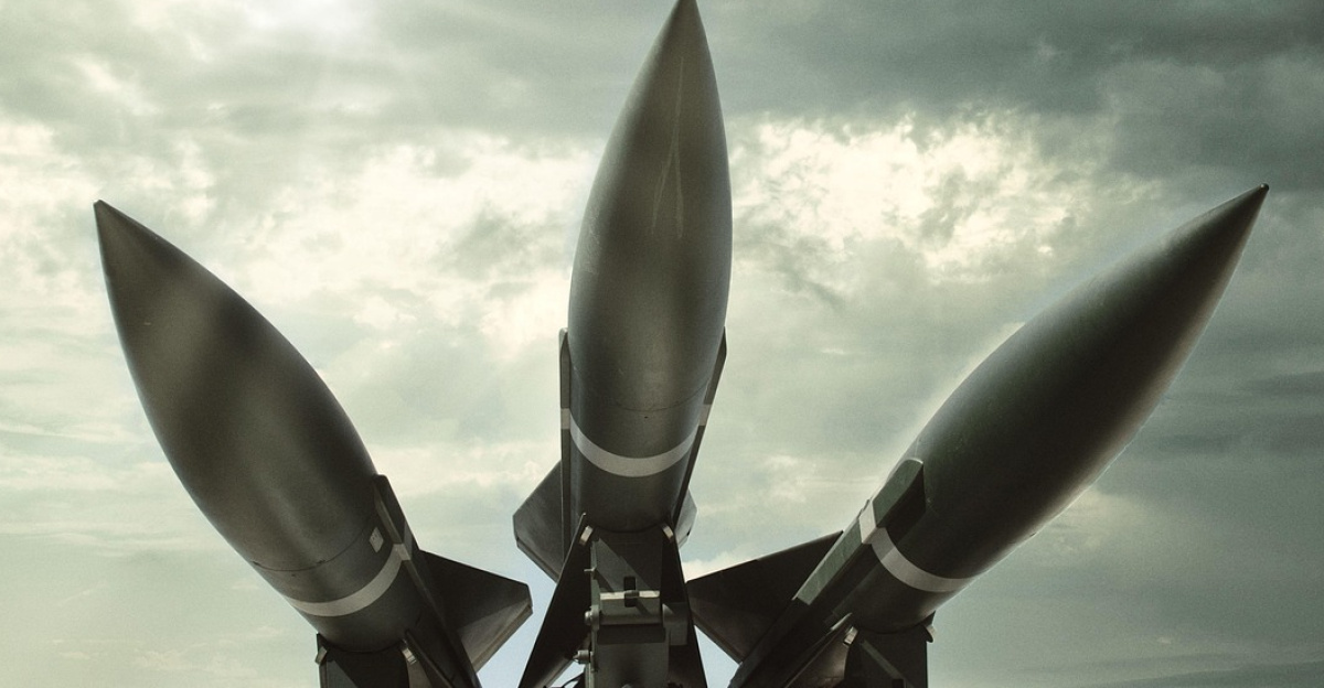 missile, launch, project rocket, clouds, army, war, battle, military, nature, sunrise, sunset, cloudy