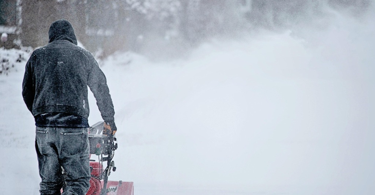 snowblowing, snowblower, nature, snow, blower, blowing, snowstorm, storm, windy, digging out, winter