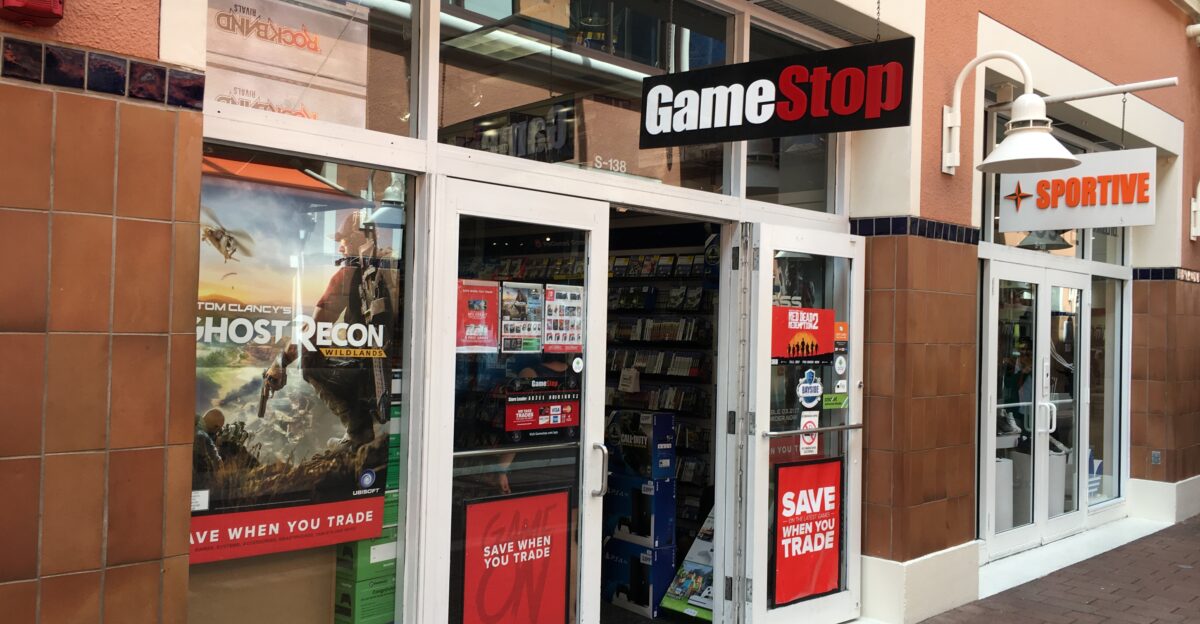 A GameStop in Bayside Miami in 2017