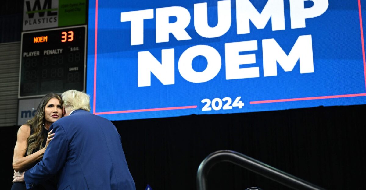 Trump visits South Dakota picking up an endorsement from Gov