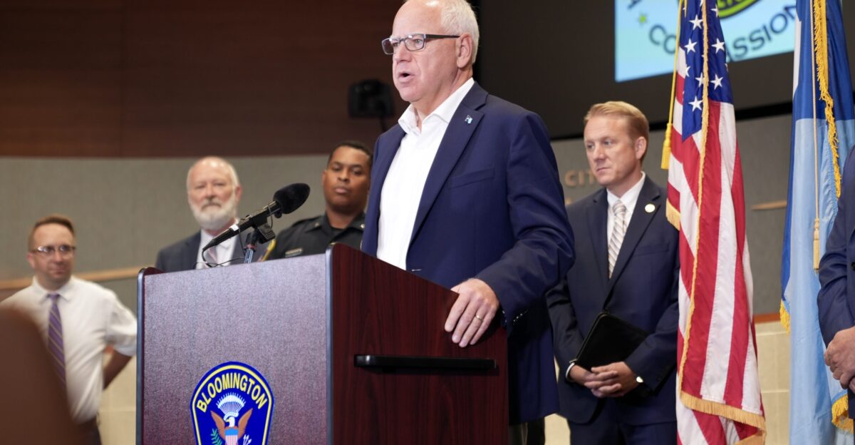 Governor Tim Walz and Straw Purchase Legislation in Minnesota on August 1 2024