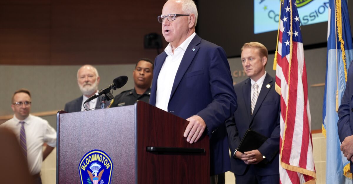 Governor Tim Walz and Straw Purchase Legislation in Minnesota on August 1 2024