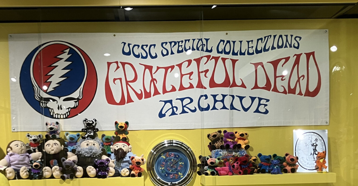 The banner of the Grateful Dead Archive