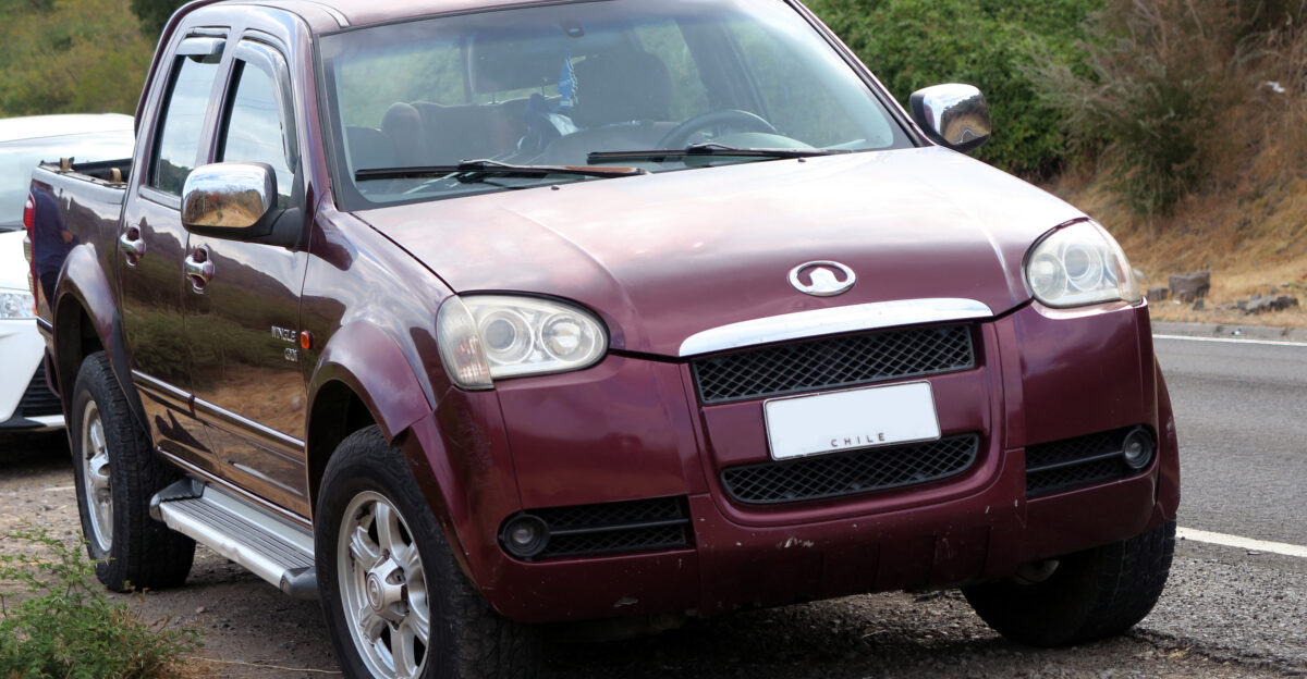 The Wingle was one of the first chinese pick up truck sold here with sales starting in 2008 The front end was a copy of the VW Magellan
