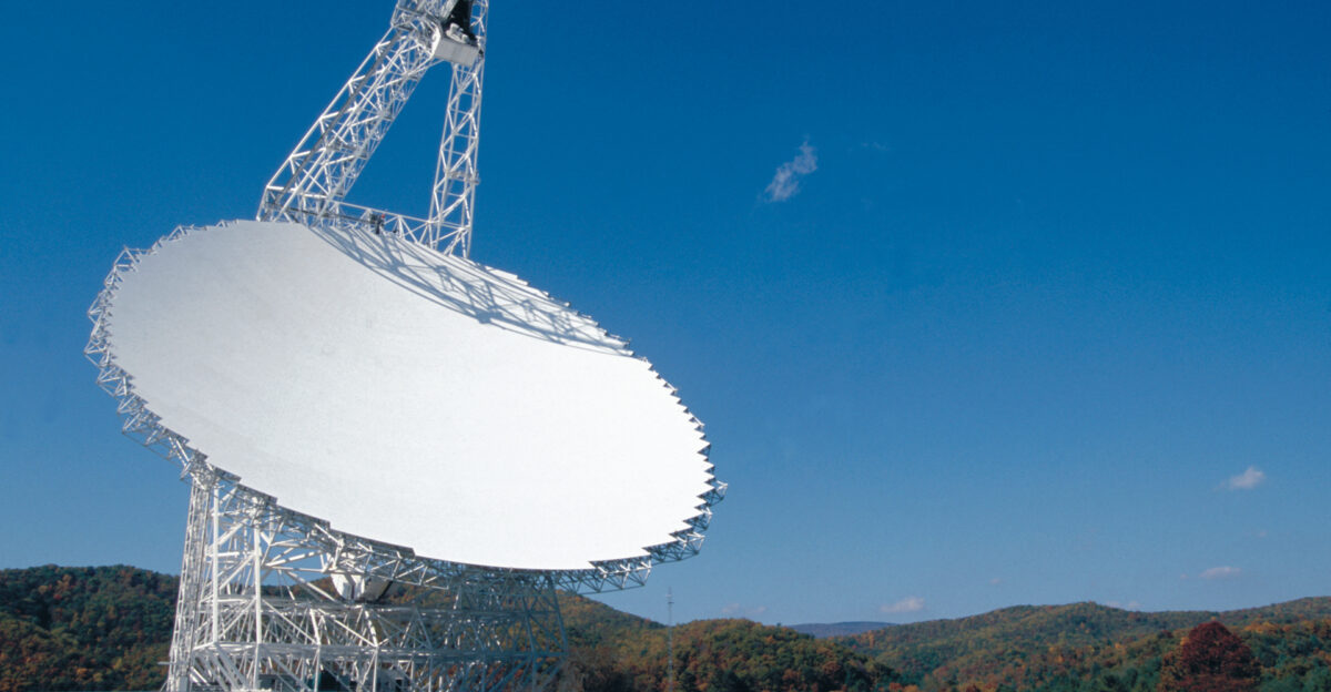 The Green Bank Telescope is the world s largest fully-steerable telescope The GBT s dish is 100-meters by 110-meters in size covering 2 3 acres of space
