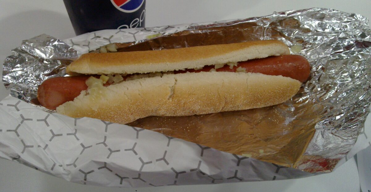 Hot dog at costco