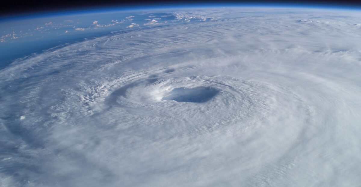 From his vantage point high above the Earth in the International Space Station Astronaut Ed Lu captured this broad view of Hurricane Isabel The image ISS007-E-14750 was taken with a 50 mm lens on a digital camera