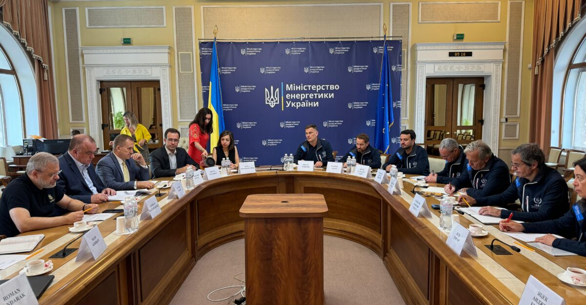 IAEA delegation meeting with Ukrainian officials on their first day of their official visit to Kyiv Ukraine 3 September 2024 Photo Credit Fredrik Dahl IAEA