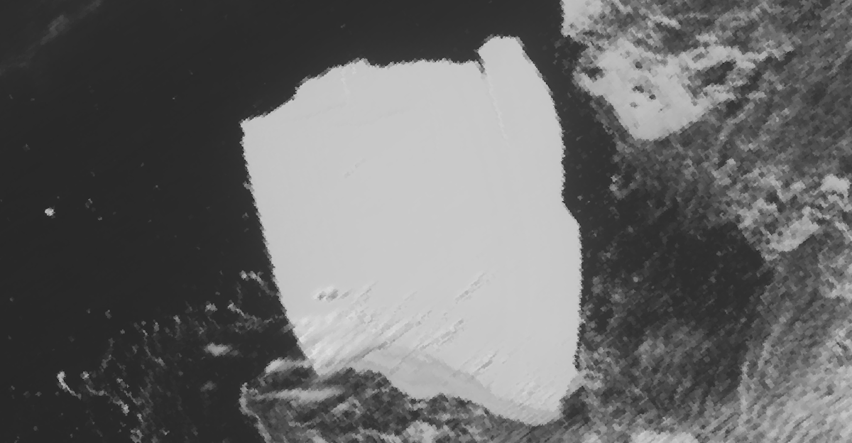 The world’s largest iceberg, A23a, runs aground in shallow waters off the remote island of South Georgia.