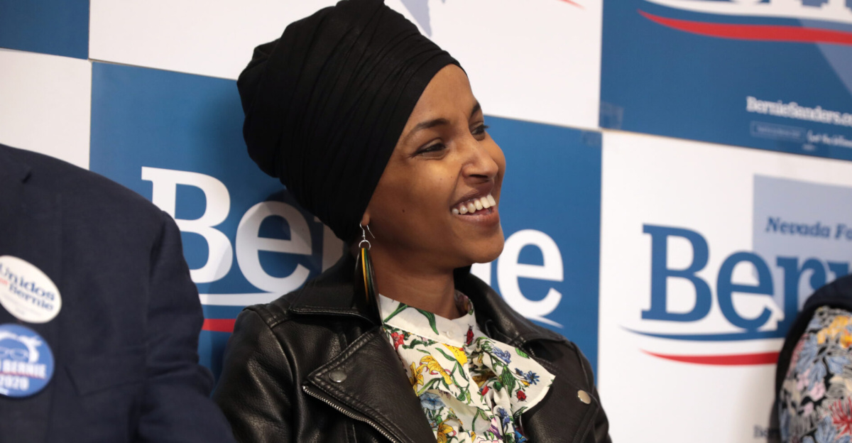 <p>U.S. Congresswoman Ilhan Omar speaking with supporters of U.S. Senator Bernie Sanders at a canvass launch at the Bernie Sanders for President southwest campaign office in Las Vegas, Nevada.
</p>
Please attribute to Gage Skidmore if used elsewhere.