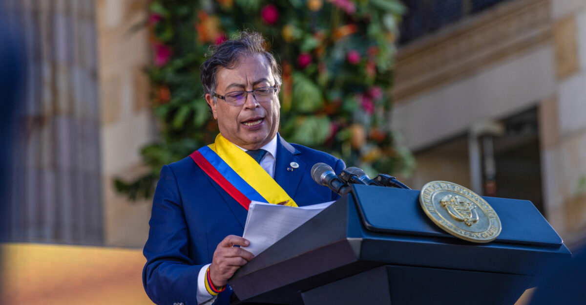 Inauguration of Colombian president Gustavo Petro in 2022 Photo by USAID