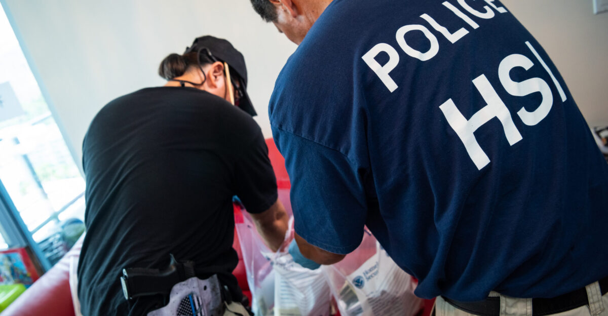 Homeland Security Investigations HSI criminal investigators and partner law enforcement serve search and arrest warrants at illegal gaming houses and other locations