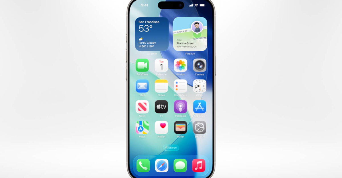 iOS 26 Official Image from Apple Inc
