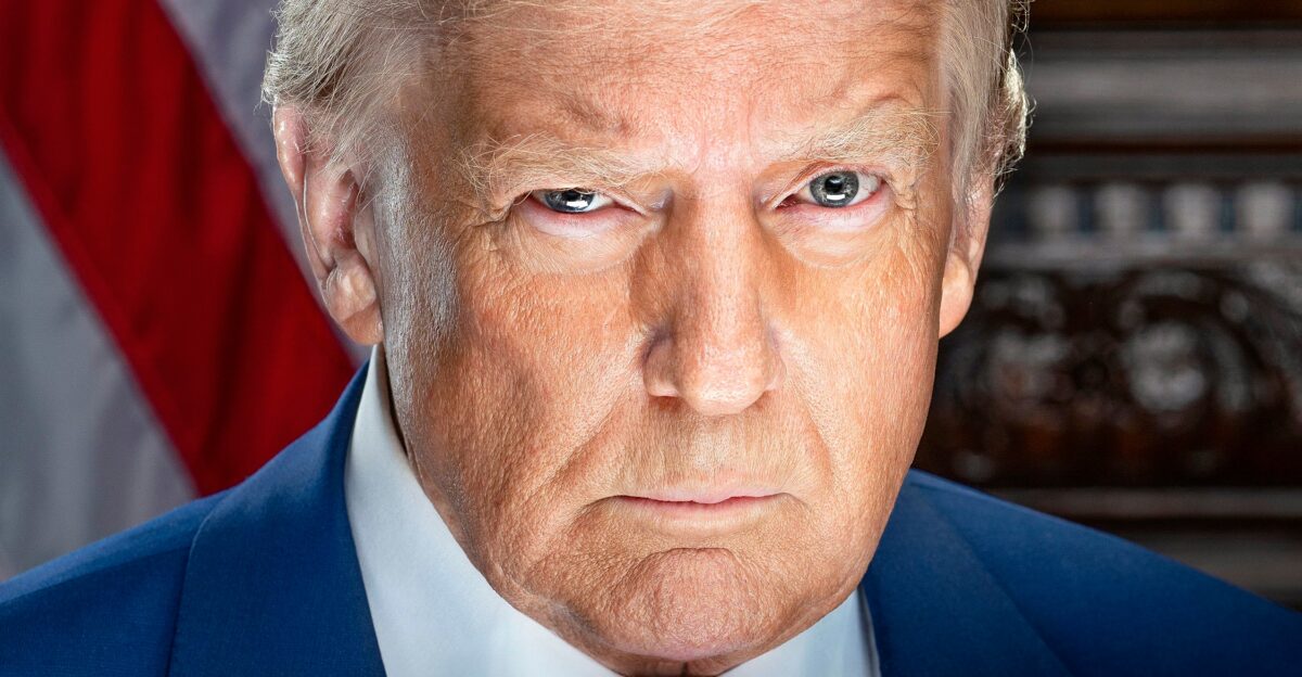 Official 2025 inaugural portrait of Donald Trump by Daniel Torok