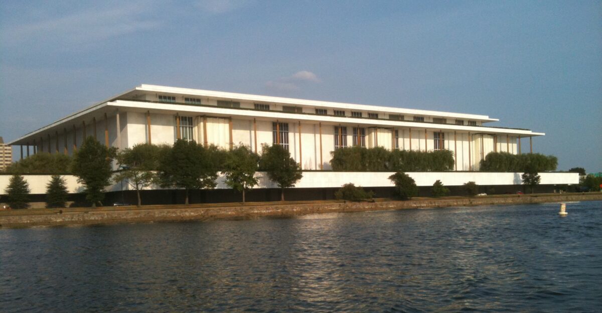Kennedy Center seen from the Potomac River