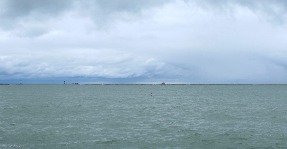 View of Lake Michigan in Chicago, Illinois on 12 September 2014