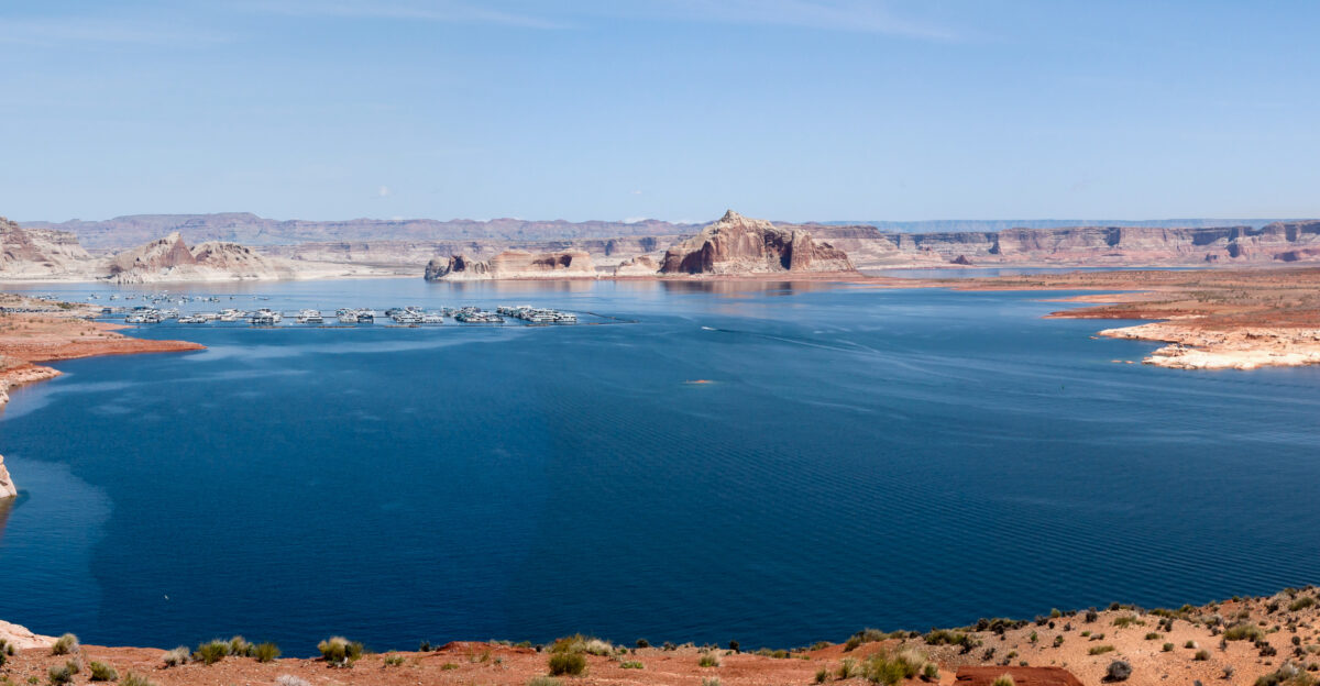 Vue panoramique du Lac Powell