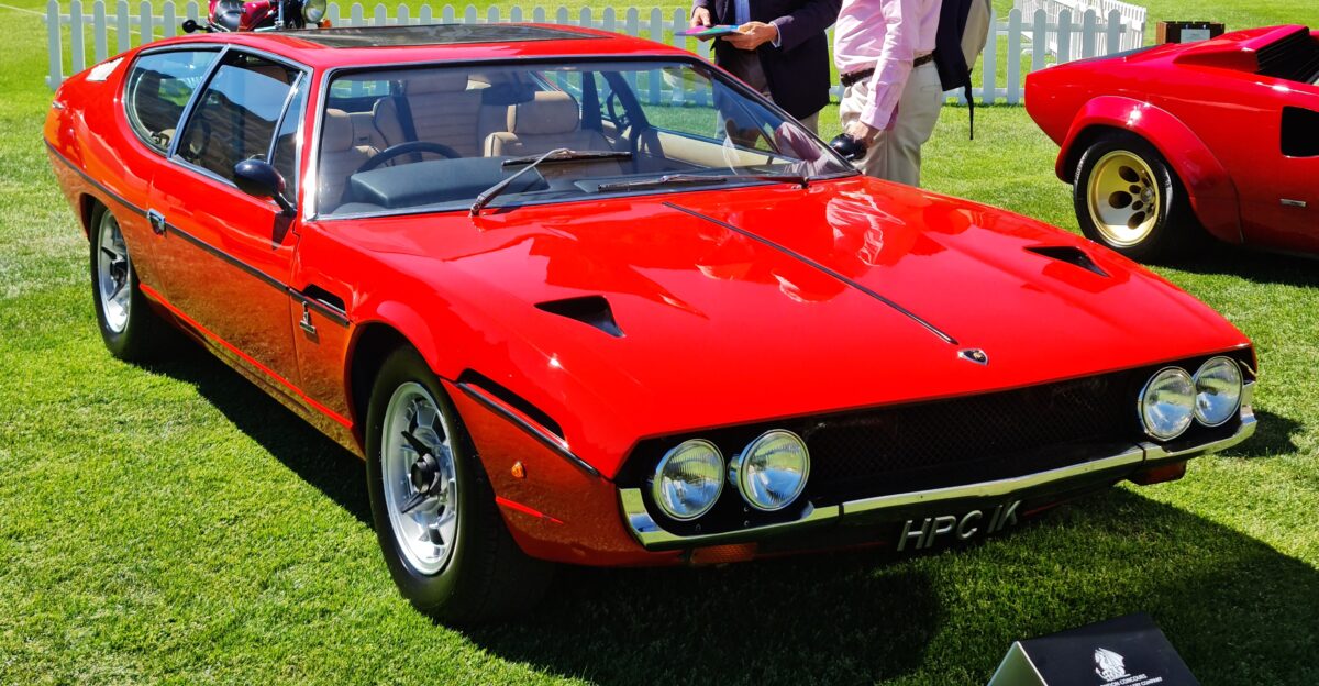 A Lamborghini Espada S2 taken at the London Concours 2021 Owned by Harry Metcalfe until 2025 when sold for GBP 132K at NEC 2025