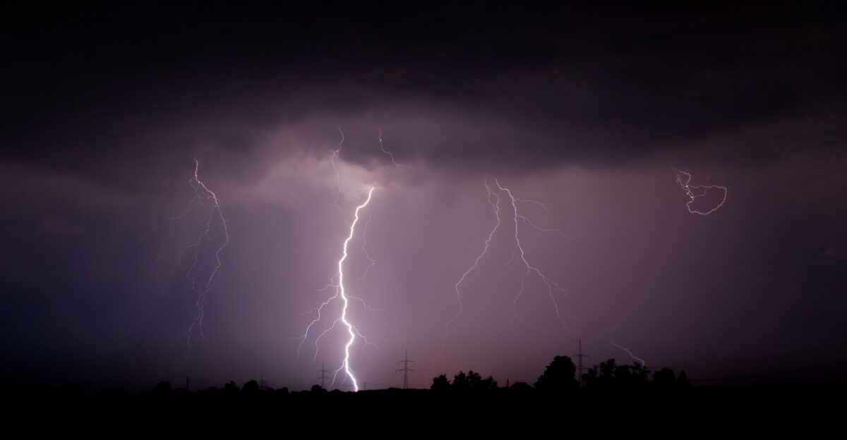 Thunderstorm near Pritzerbe Germany