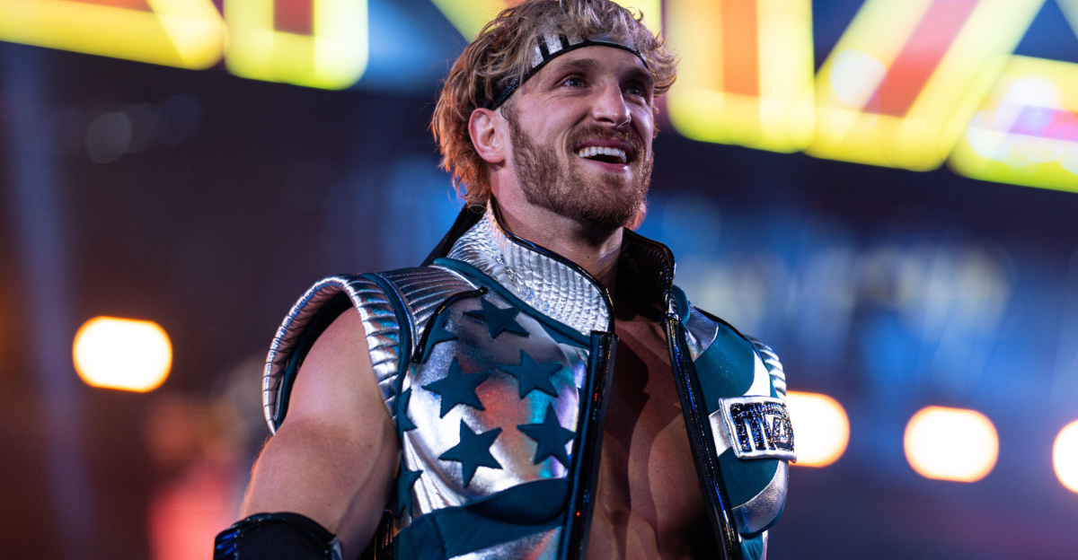 American professional wrestler Logan Paul at WrestleMania XL in 2023