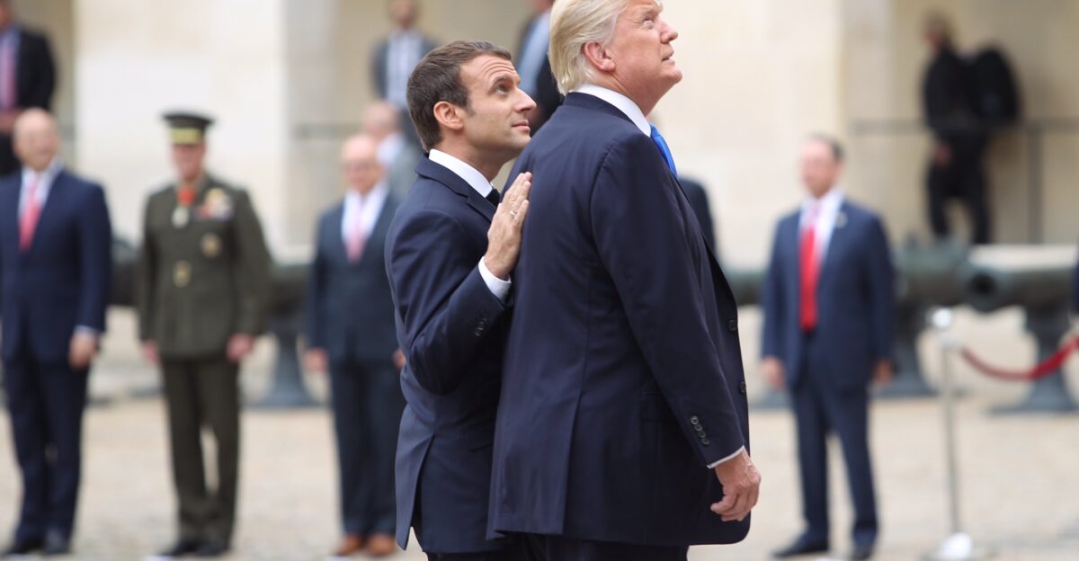 President Trump President Macron First Ladies Melania Trump and Brigitte Macron at Les Invalides this afternoon POTUSinFrance