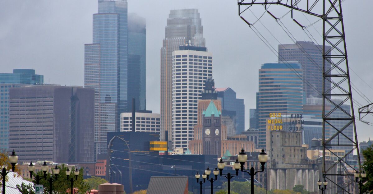 Minneapolis Skyline from Dinkytown