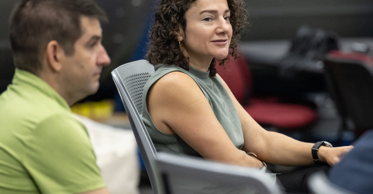 jsc2025e070062 Aug 21 2025 - NASA s SpaceX Crew-12 members Jack Hathaway and Jessica Meir both NASA astronauts participate in a medical emergency training session at NASA s Johnson Space Center in Houston Texas for their mission to the International Space Station Credit NASA Bill Stafford