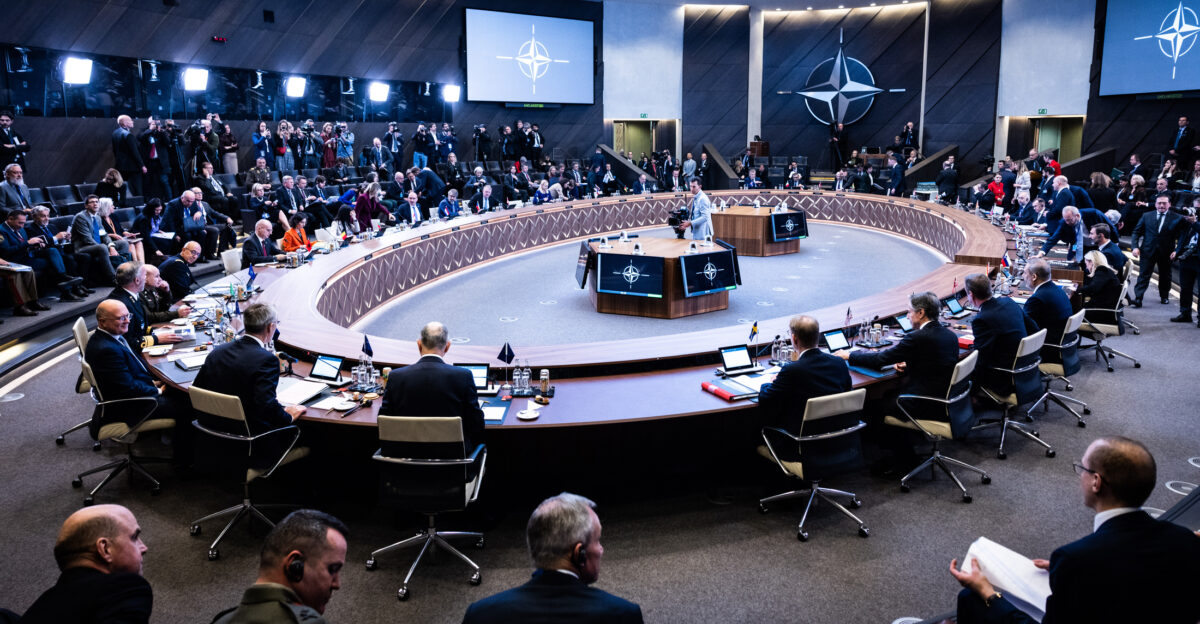 General View of the meeting Foreign Ministry of Estonia at NATO on 28 November 2023