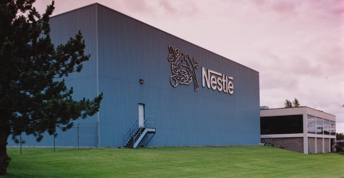 Nestl plant in Trenton Ontario One of a series of photographs of the Quinte Region taken by Crombie McNeill in 2001-2002 and shared here with his permission