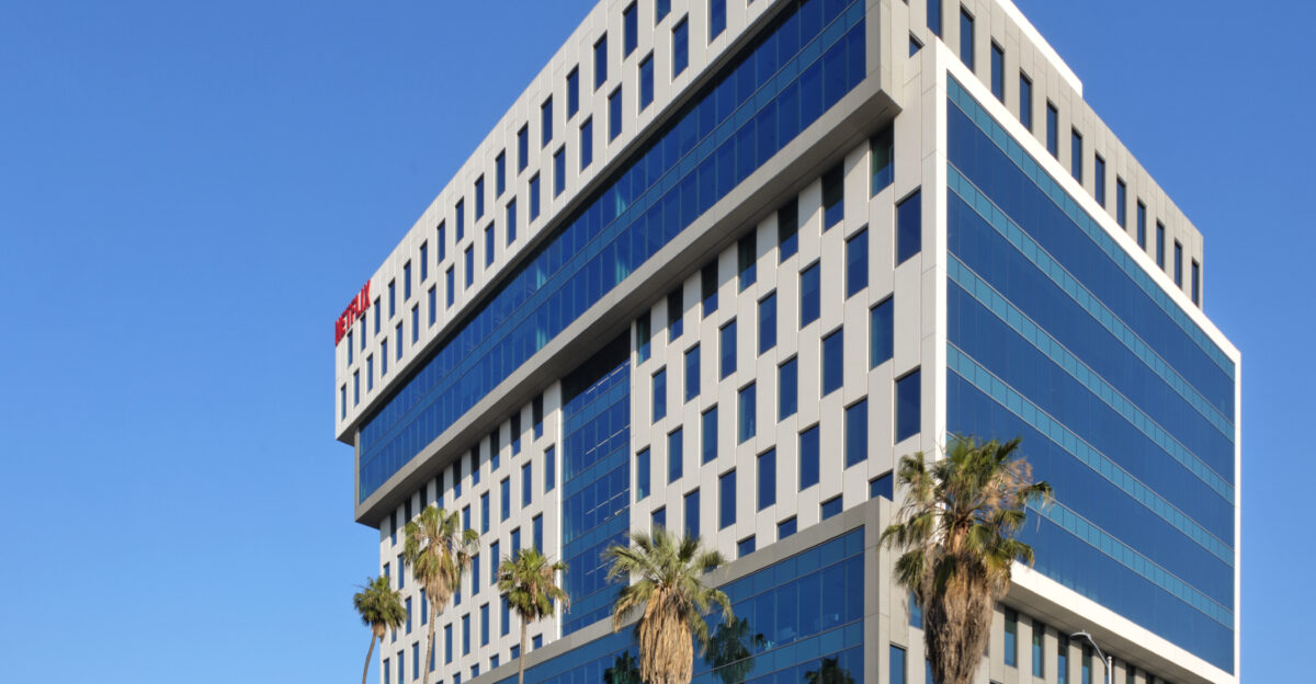 This is a photo of one of the main Netflix Los Angeles office buildings