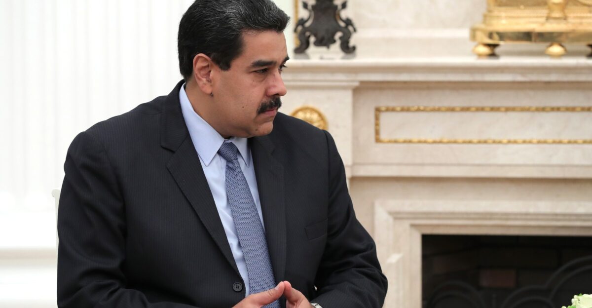 Prezident Venesuely Nikolas Maduro vo vremya vstrechi s Prezidentom Rossii Vladimirom Putinym