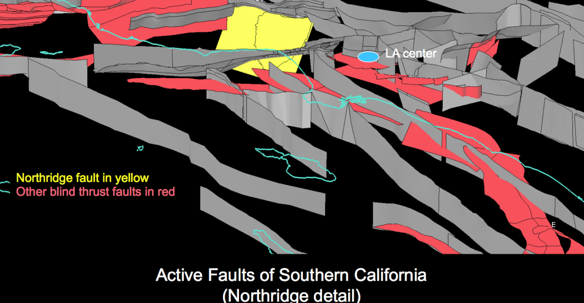 fault of the Northridge earthquake .