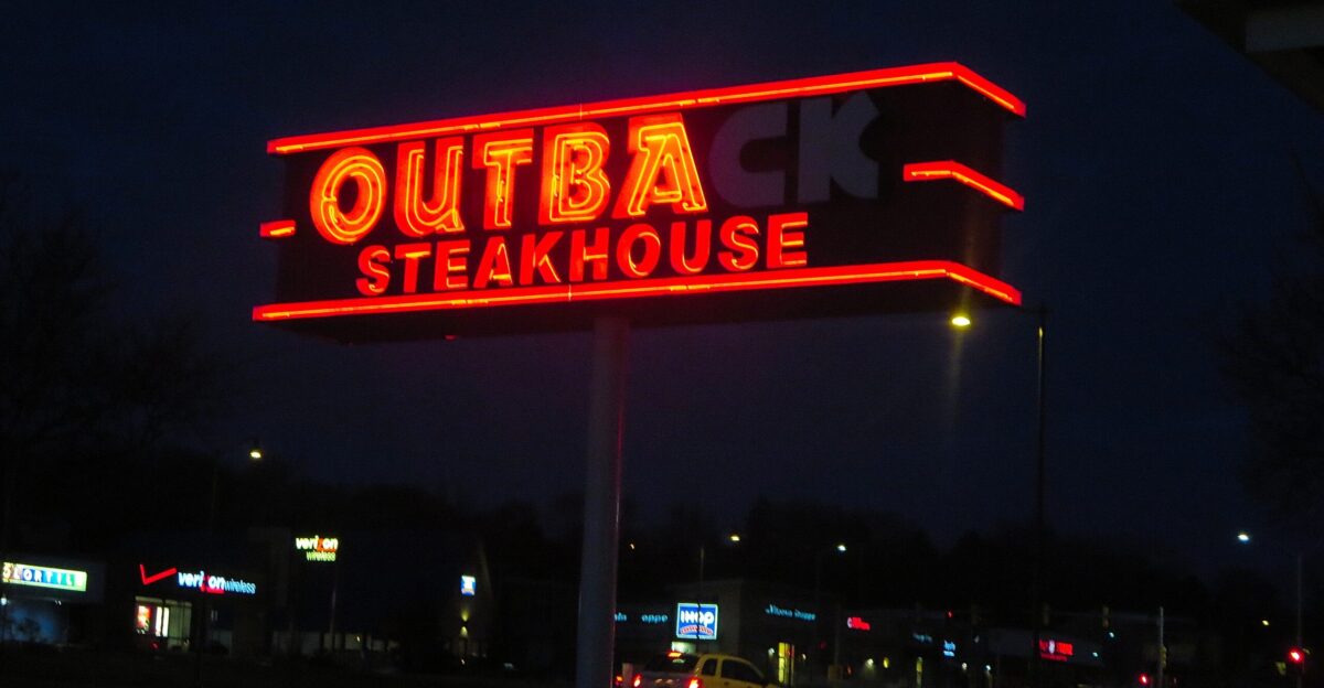 Outback Steakhouse Sign