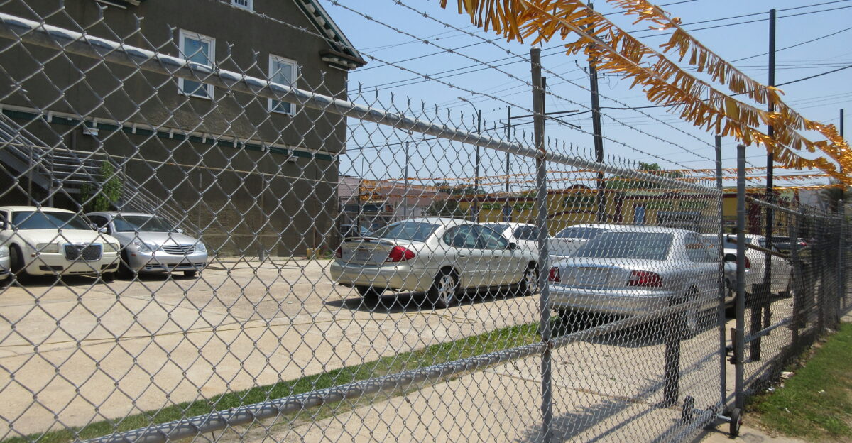 Used car lot Mid-City New Orleans