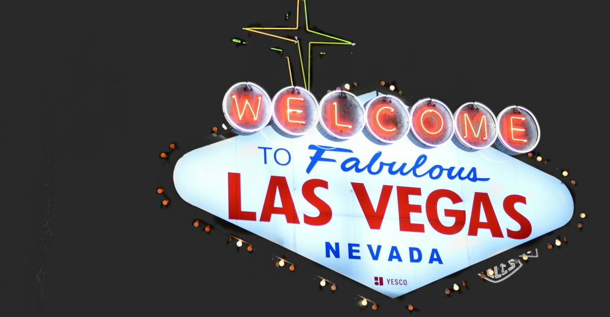 Las Vegas Nevada signage in Las Vegas, U.S.A. during nighttime