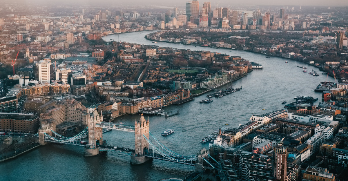aerial photography of London skyline during daytime