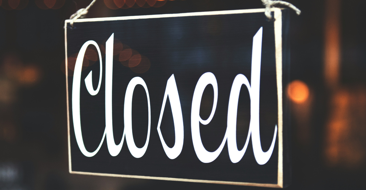 bokeh photography of closed signage