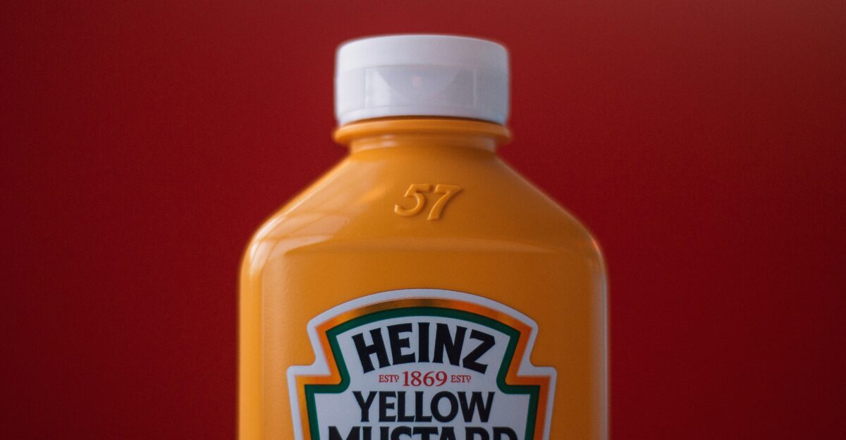 Heinz yellow mustard bottle