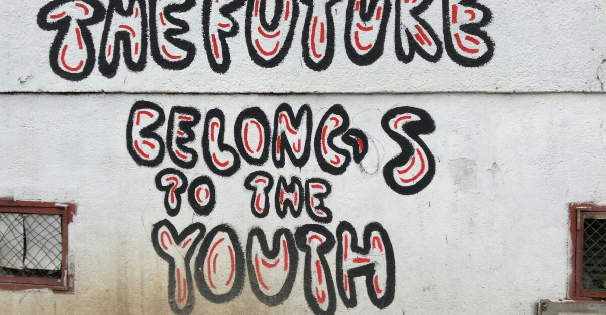 the future belongs to the youth graffiti