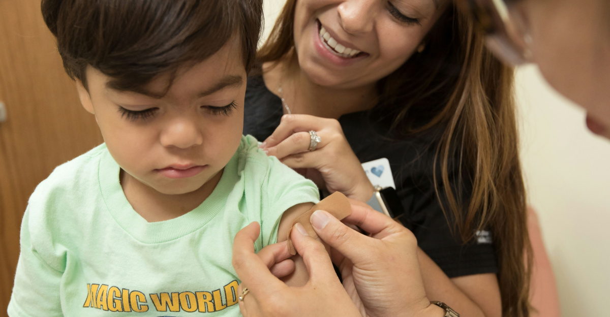 boys green crew-neck shirt