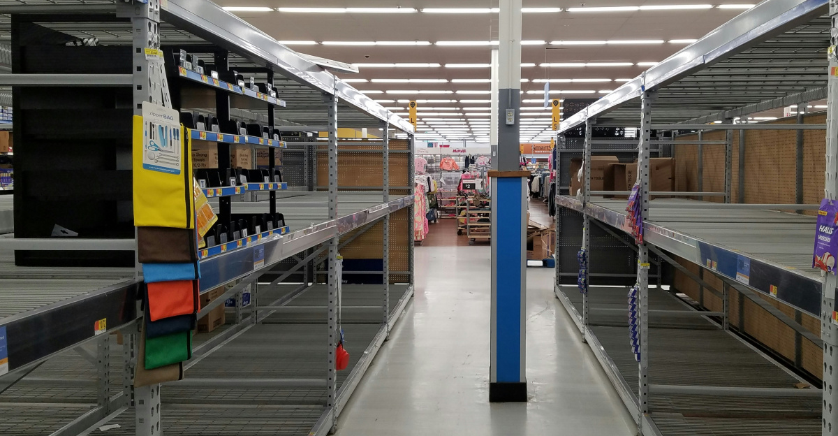 gray metal framed glass hallway