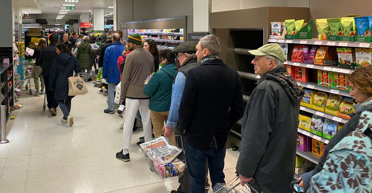 people walking on a shopping mall