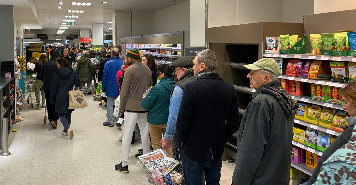 people walking on a shopping mall