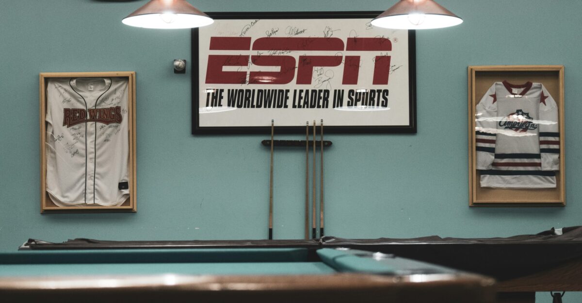 green and brown billiard table