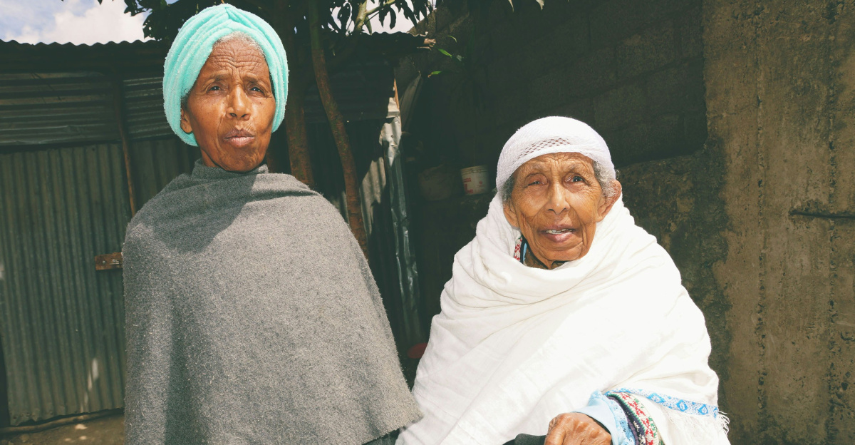 2 women in white hijab standing near green palm tree during daytime
